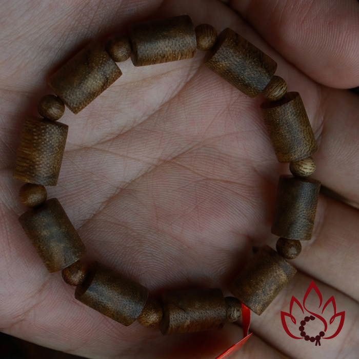 Vòng Trầm Hương Trụ Trúc | 8 Ly | Trầm Tốc Kiến Tự Nhiên Lâu Năm